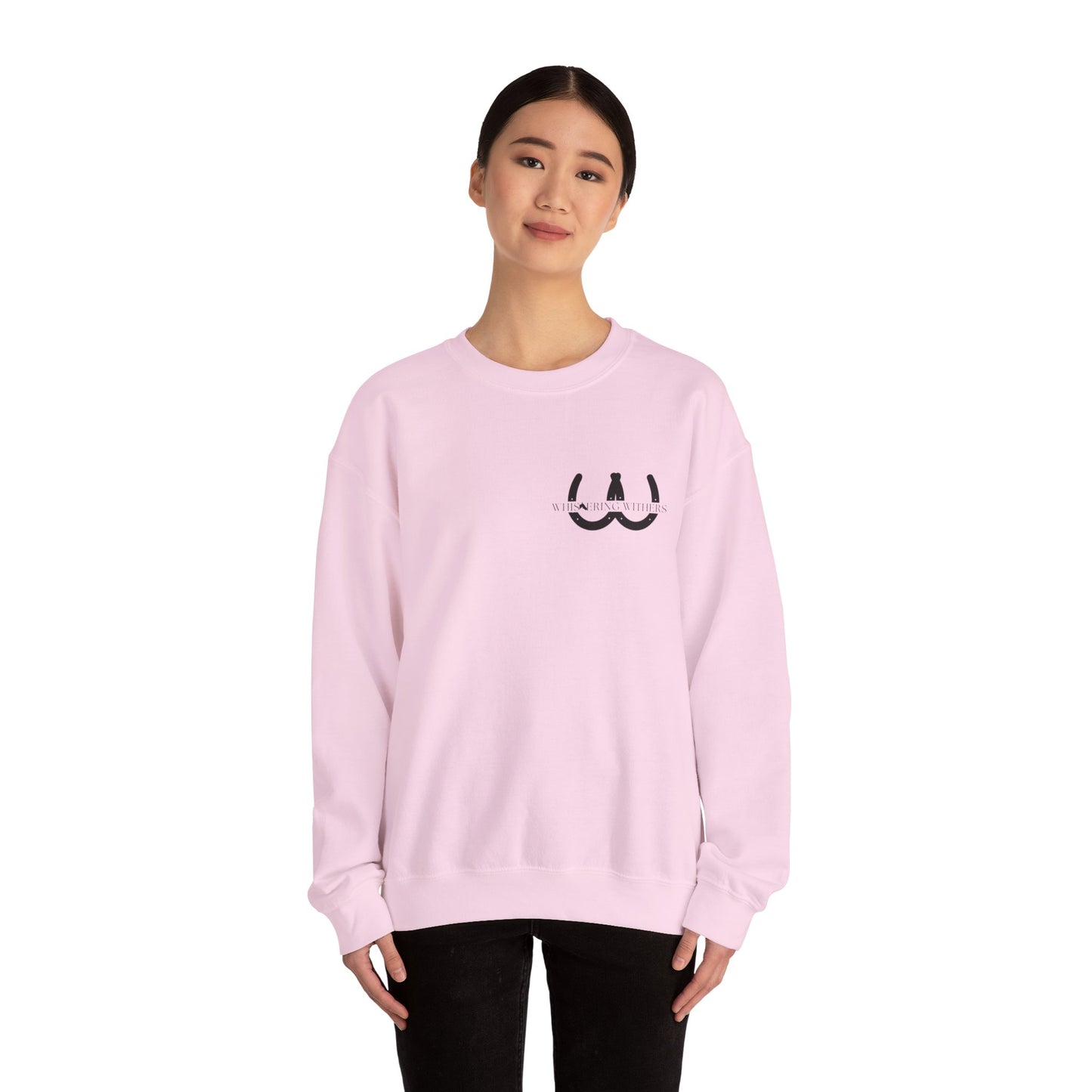 Whispering Withers Unisex Heavy Blend Crewneck Sweatshirt - Cozy Vintage Style