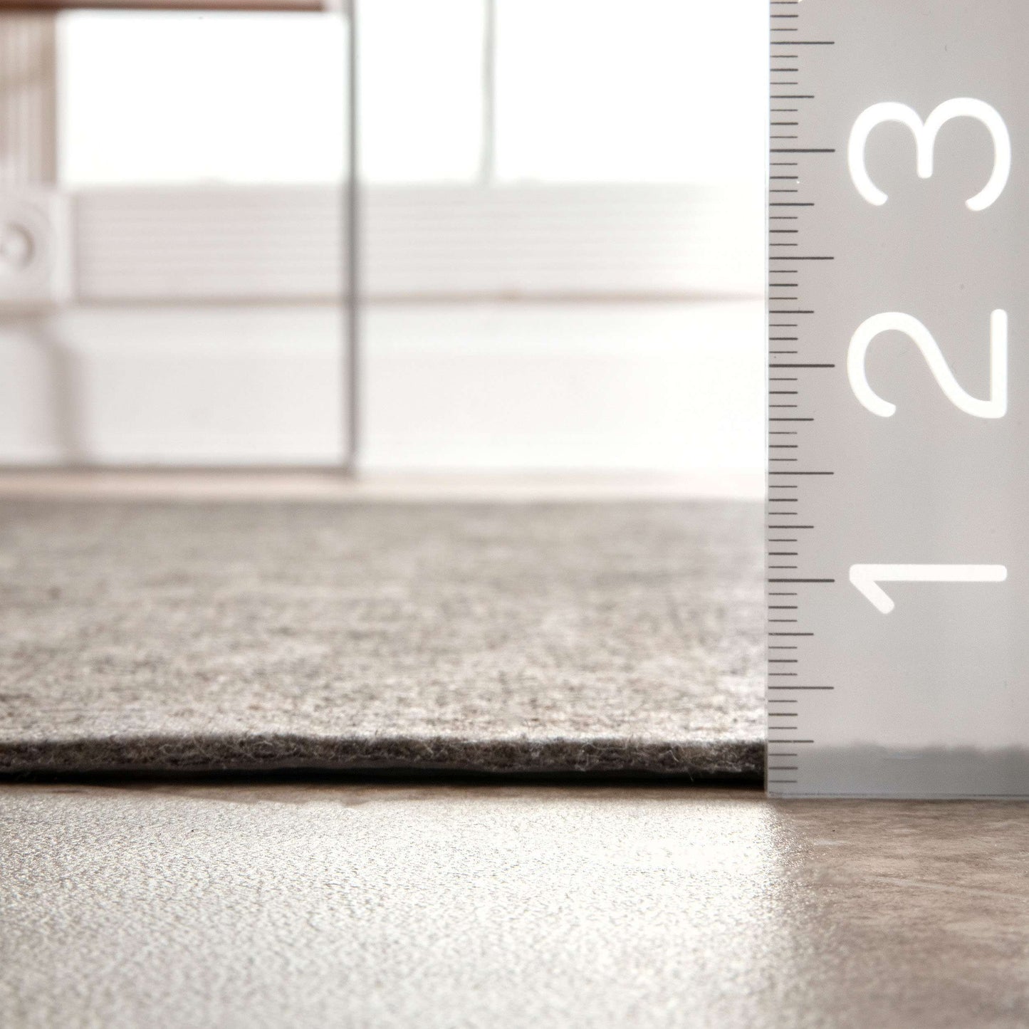 Pet-Friendly Non-Slip Grip Rug Pad: Grey / Rectangle / 5' x 8'