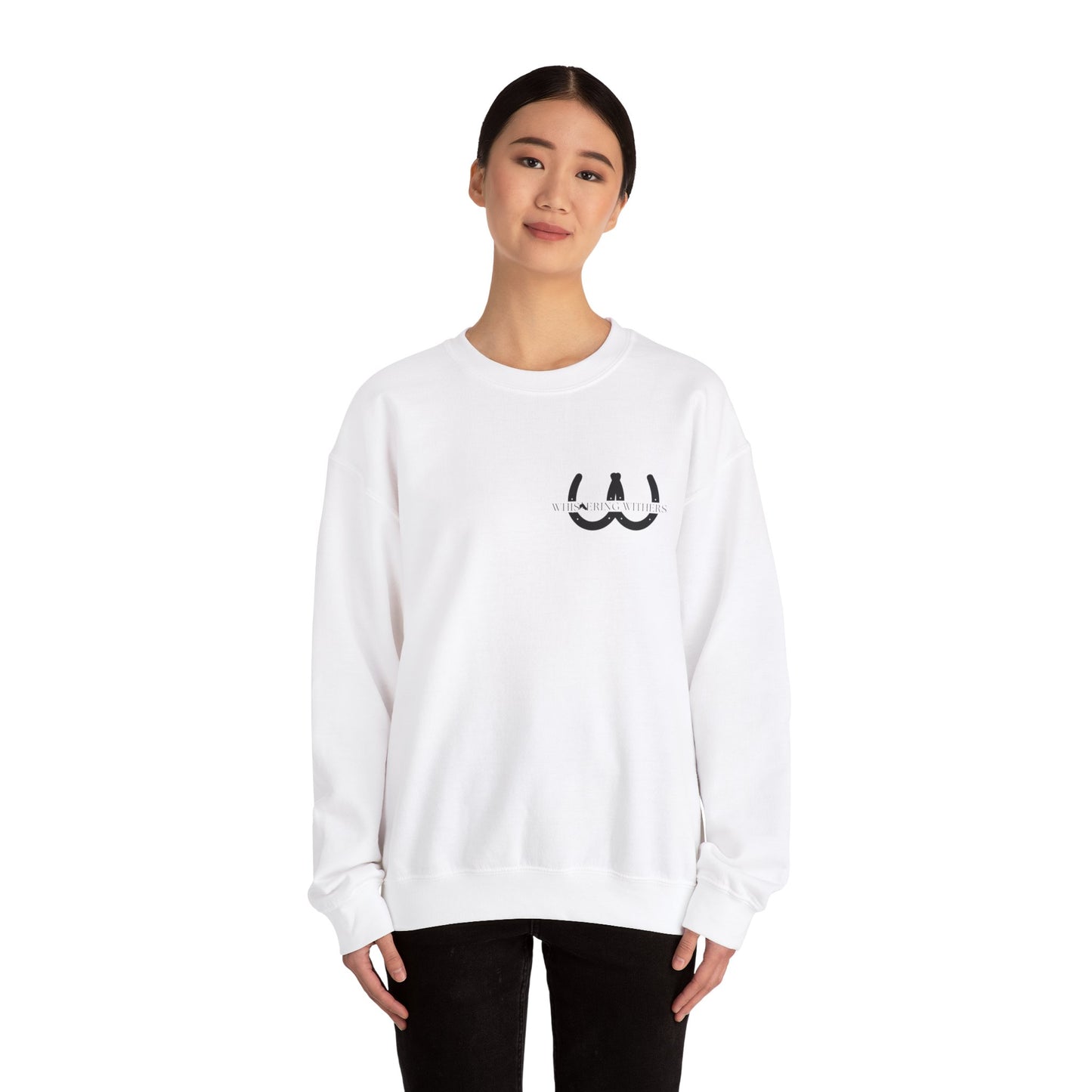 Whispering Withers Unisex Heavy Blend Crewneck Sweatshirt - Cozy Vintage Style