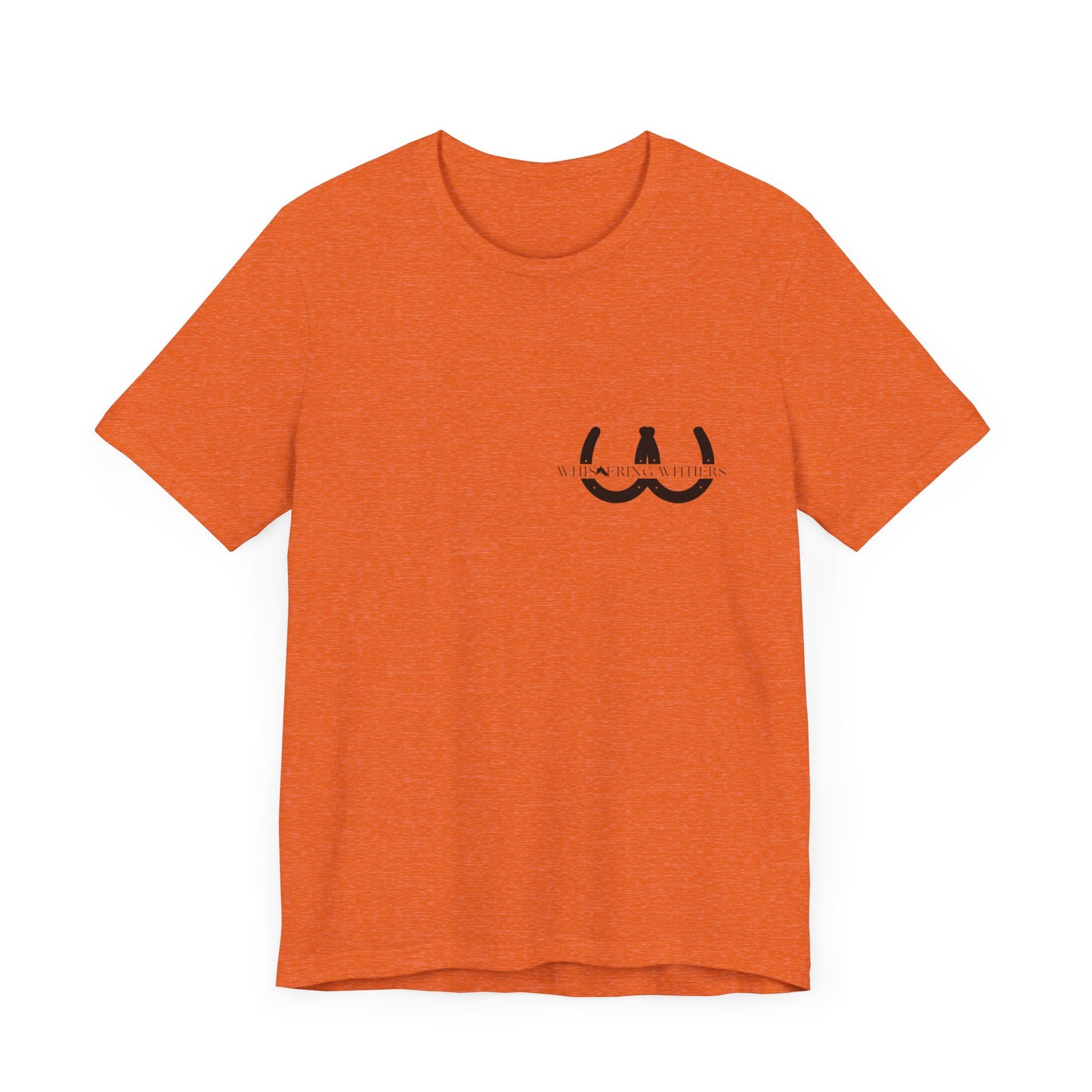 Whispering Withers Unisex Tee - Casual Graphic Short Sleeve Shirt | Fashion for Horse Lovers