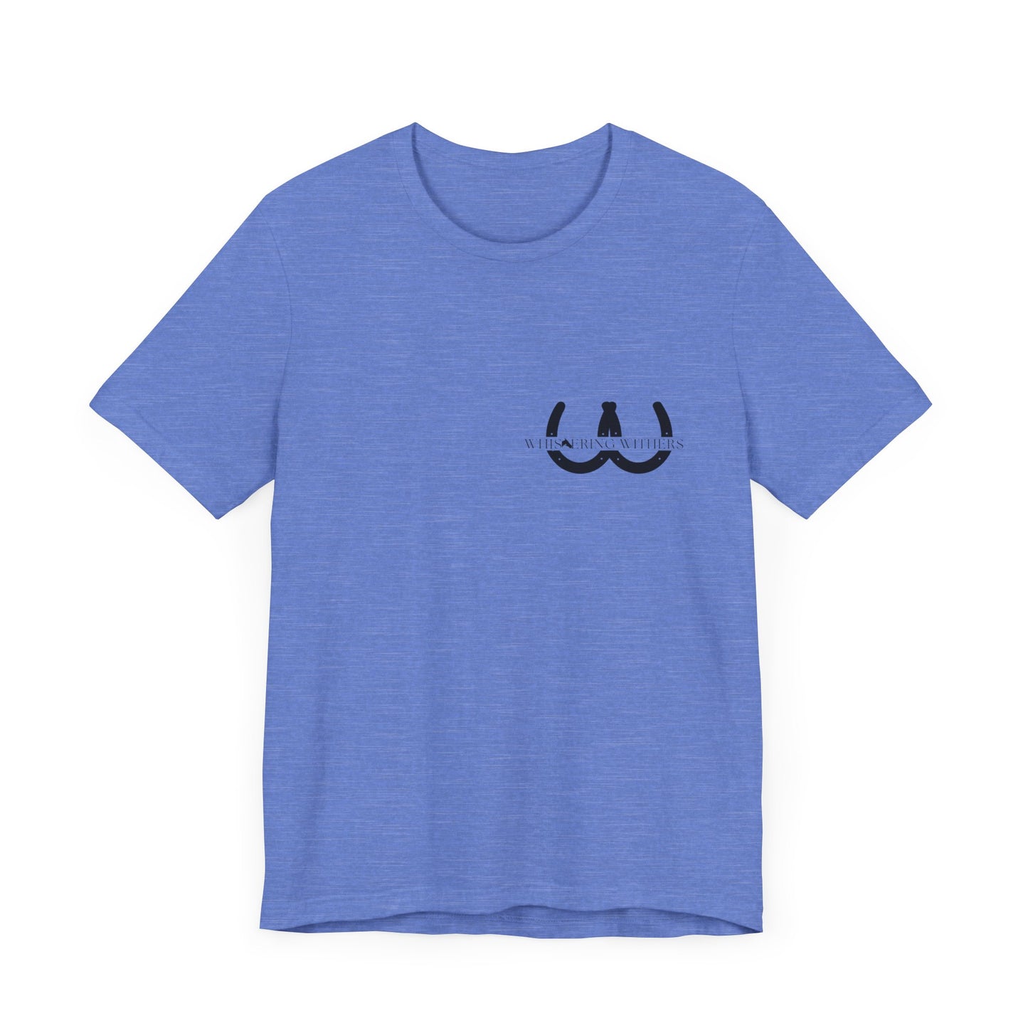 Whispering Withers Unisex Tee - Casual Graphic Short Sleeve Shirt | Fashion for Horse Lovers