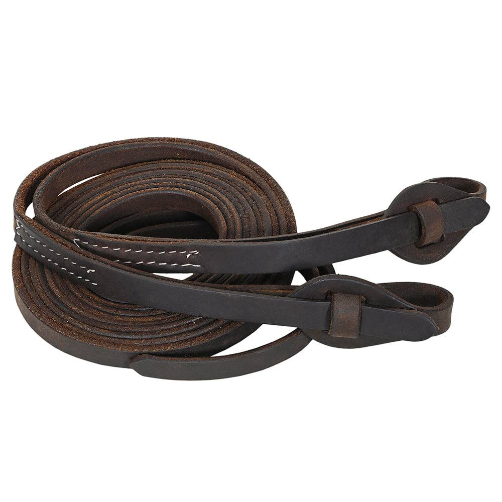 Hilason Western Horse Genuine Leather Western Split Reins: 5/8" X 8'