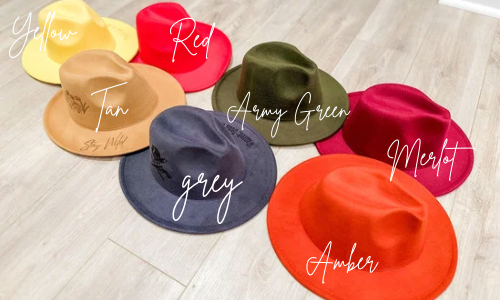 What If I Fall? |Burnt Hat | Rancher | Western | Fedora: Rancher / Hat Bar Style / Army Green