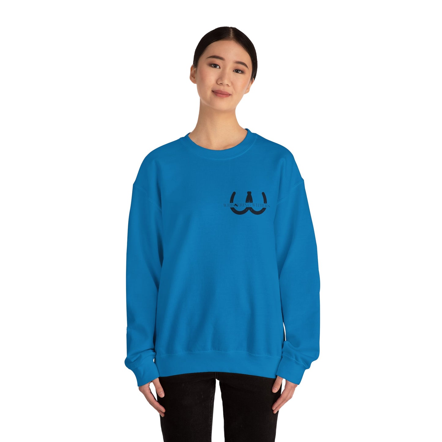 Whispering Withers Unisex Heavy Blend Crewneck Sweatshirt - Cozy Vintage Style