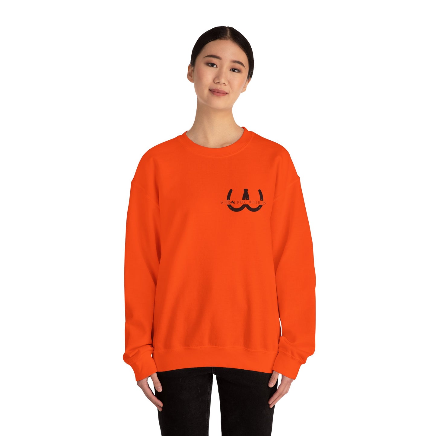 Whispering Withers Unisex Heavy Blend Crewneck Sweatshirt - Cozy Vintage Style