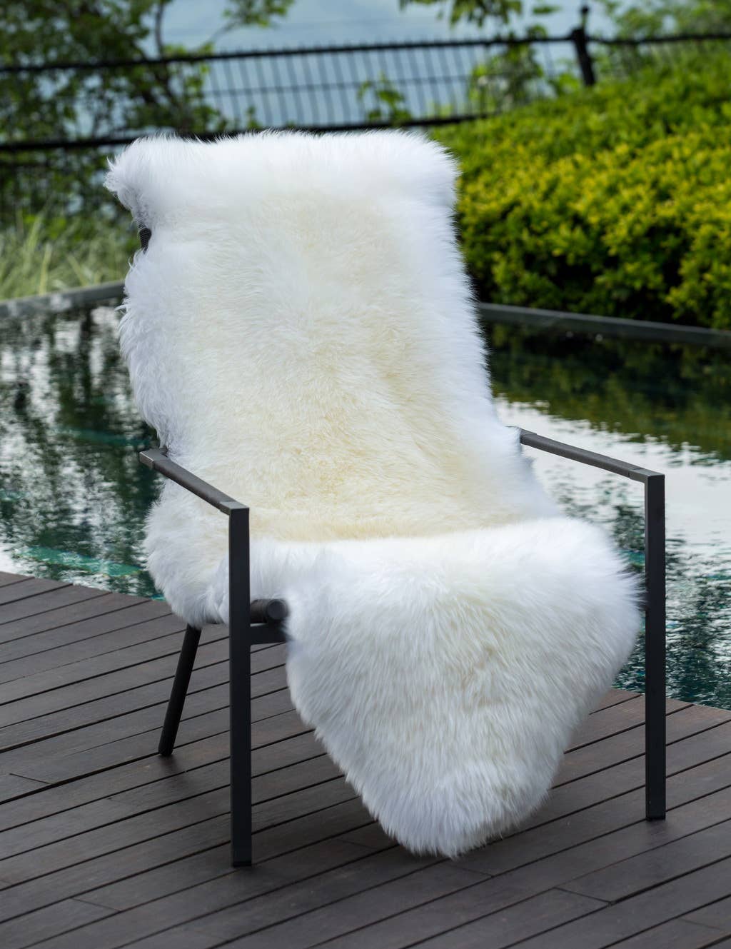 Sheepskin Rug: Wolf / Single (2'x3')