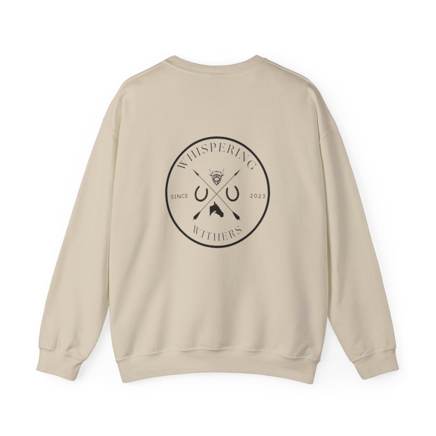 Whispering Withers Unisex Heavy Blend Crewneck Sweatshirt - Cozy Vintage Style