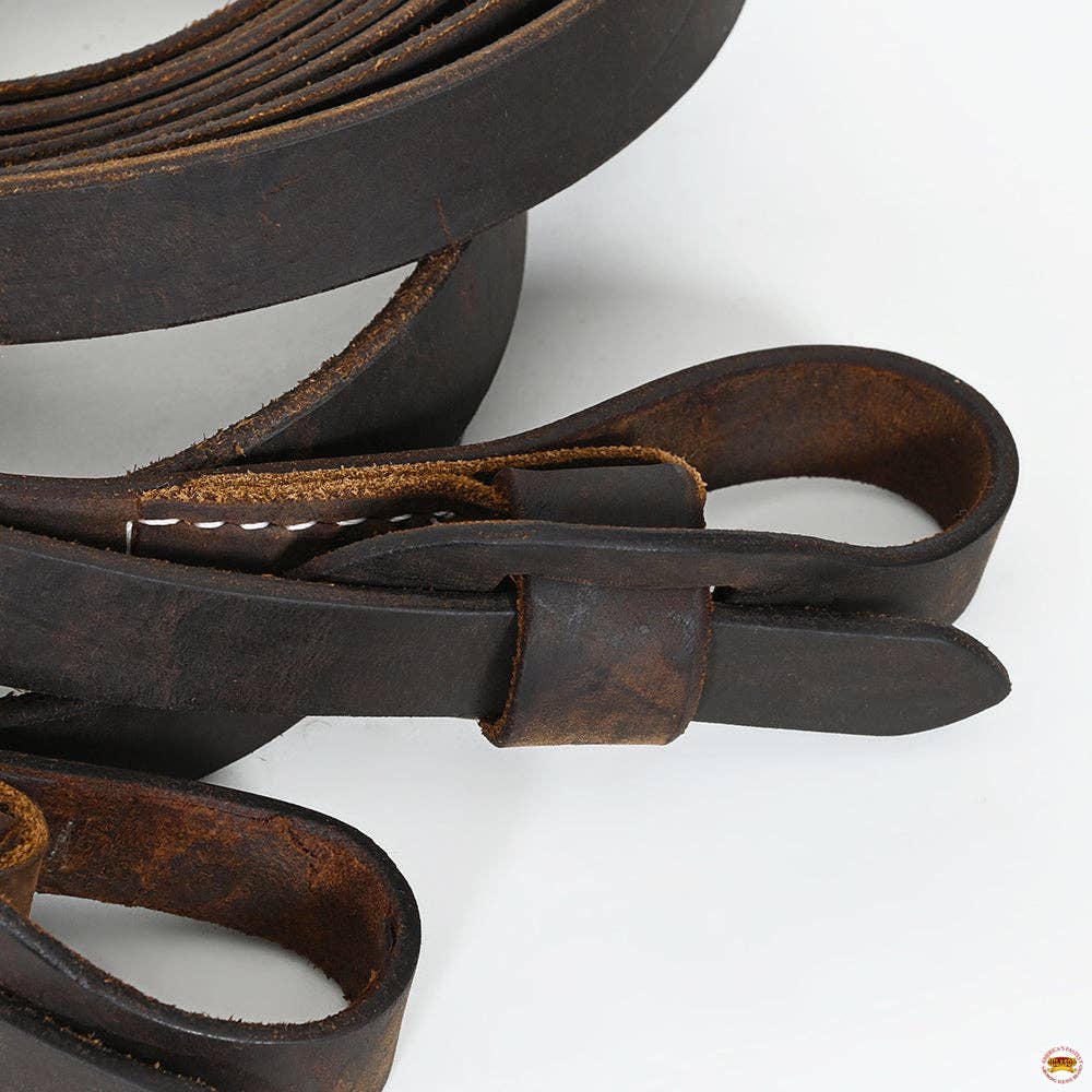 Hilason Western Horse Genuine Leather Western Split Reins: 5/8" X 8'
