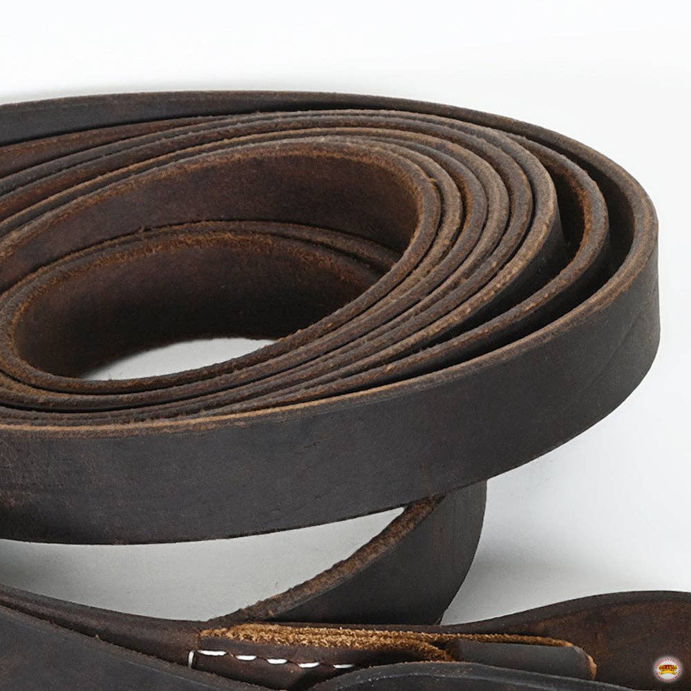 Hilason Western Horse Genuine Leather Western Split Reins: 5/8" X 8'