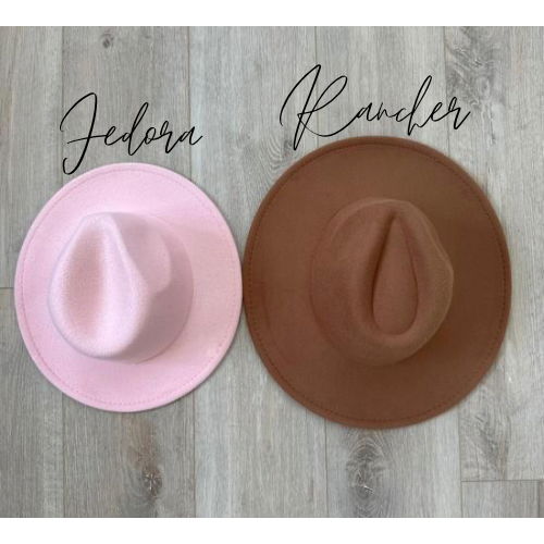 What If I Fall? |Burnt Hat | Rancher | Western | Fedora: Rancher / Hat Bar Style / Army Green