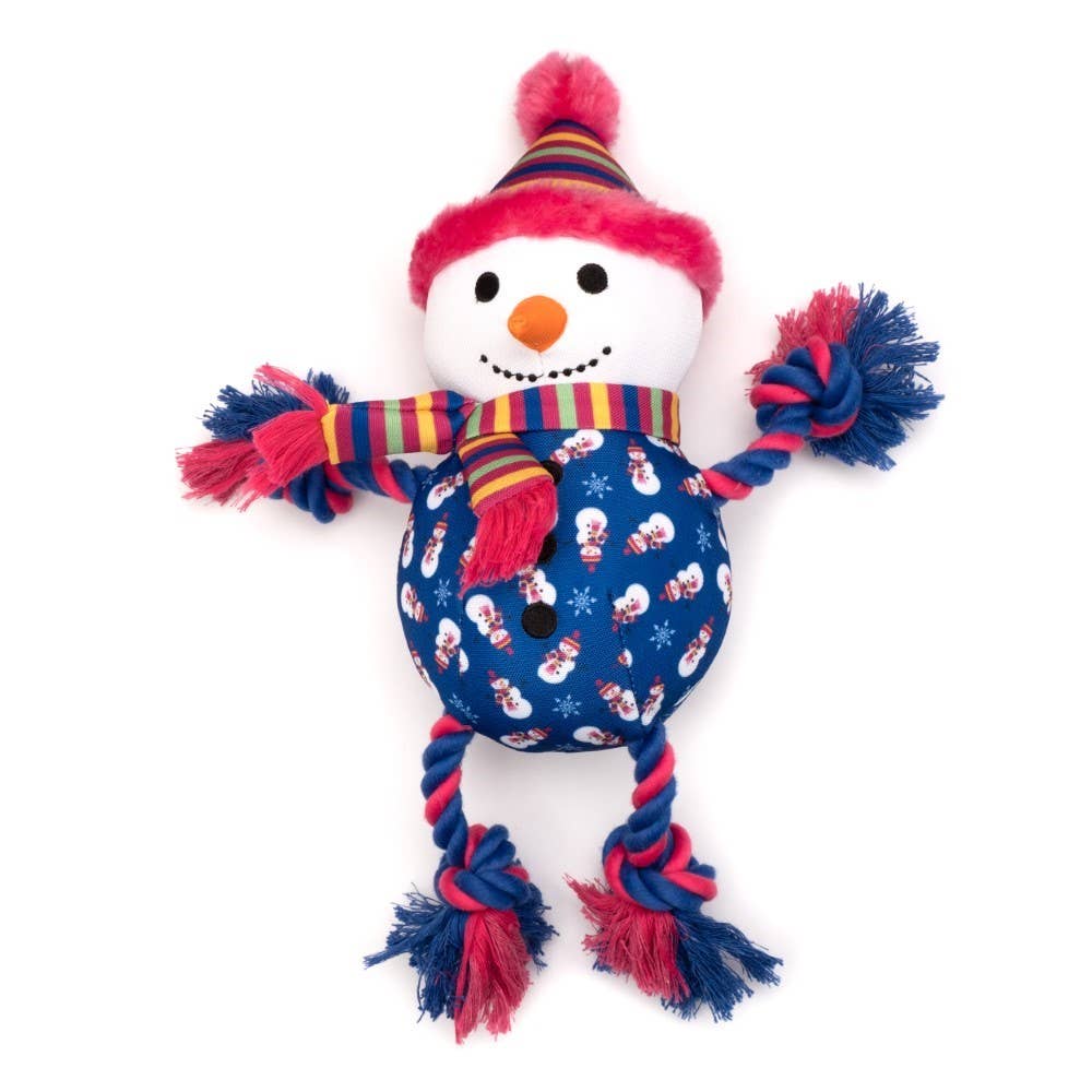 Snowman Toy: Large / Blue