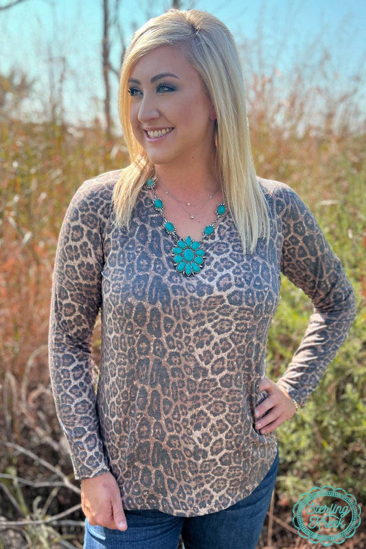 Cheetah Chic Top: S