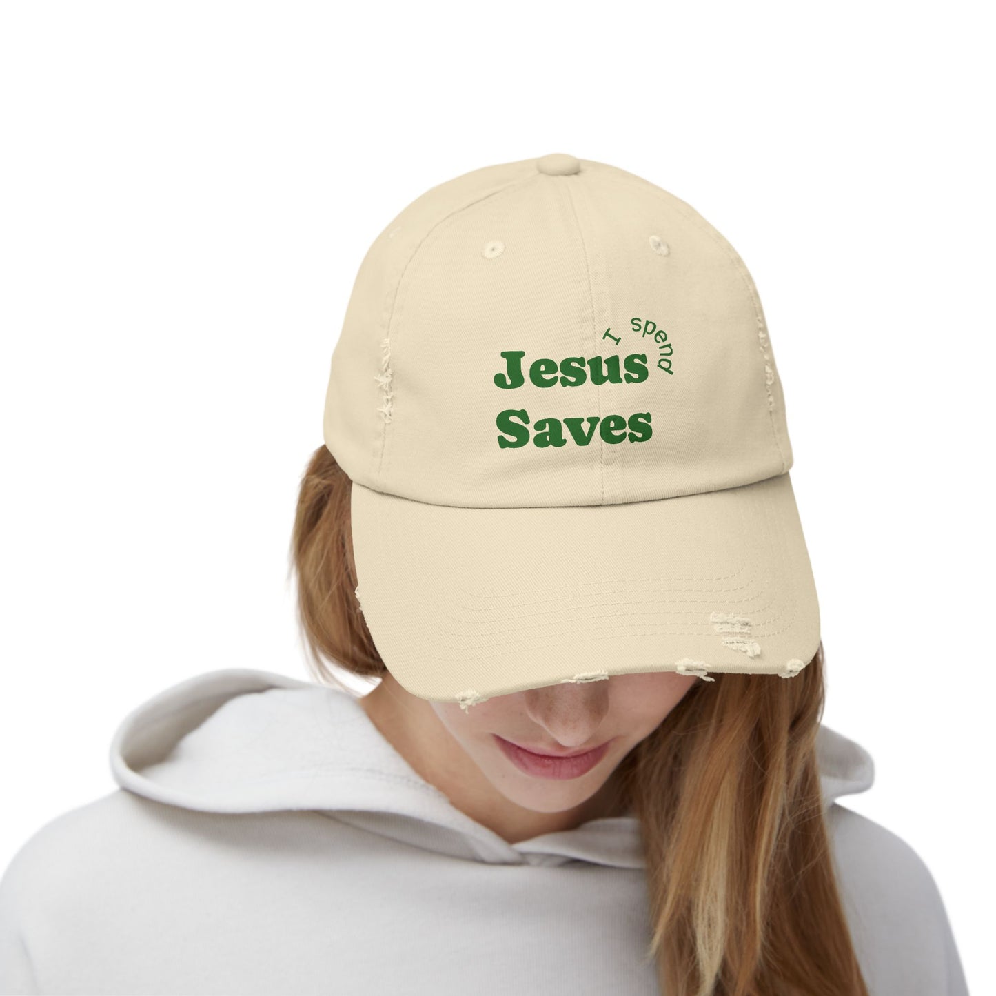 Faith-Inspired Unisex Distressed Cap - Casual Christian Hat for Everyday Wear, Perfect Gift for Believers, Summer Accessory, Easter & [...]
