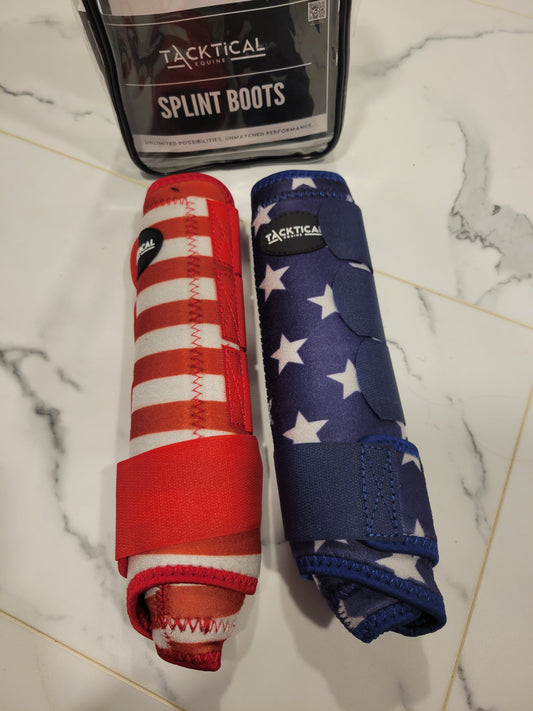 American Flag Splint Boots