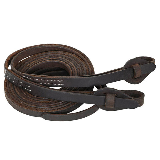 Hilason Western Horse Genuine Leather Western Split Reins: 5/8" X 8'