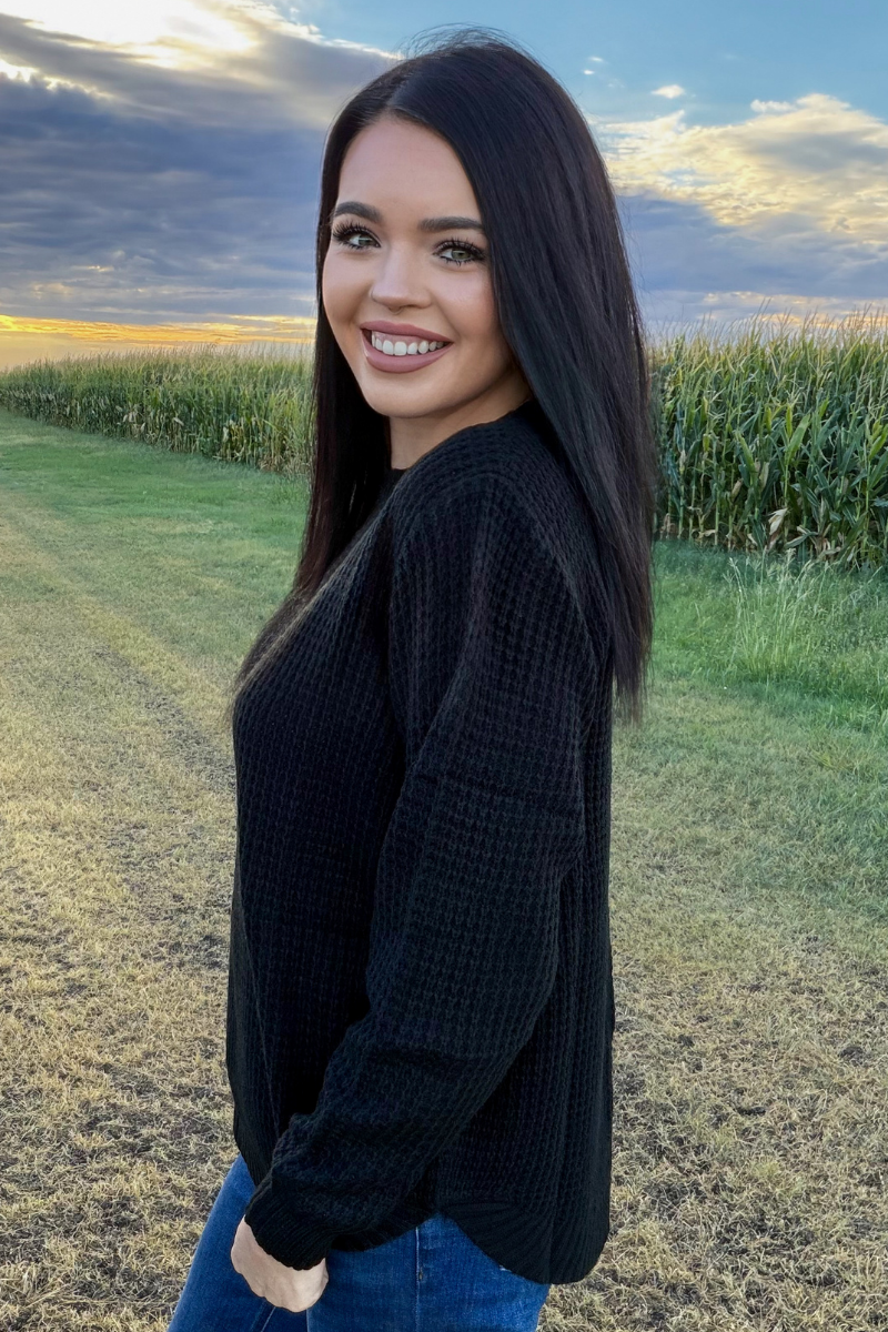 Sterling Staple Sweater - Black: XS