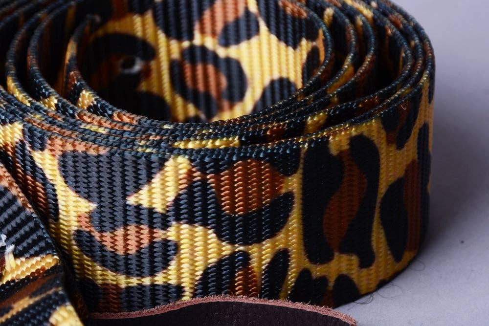Hilason Fashion Prints 6 Feet Nylon Tie Strap: Cheetah