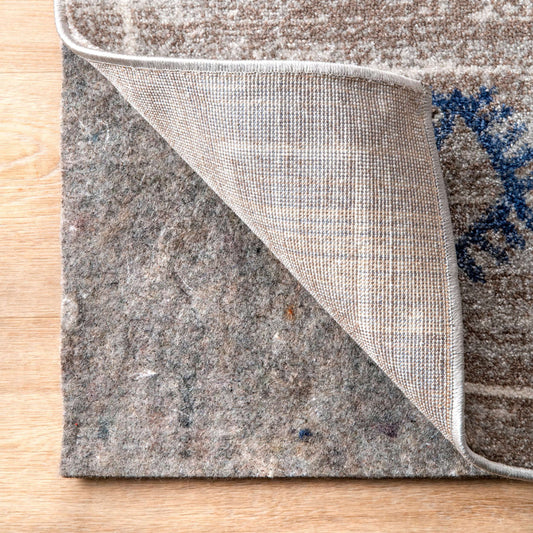 Pet-Friendly Non-Slip Grip Rug Pad: Grey / Rectangle / 5' x 8'