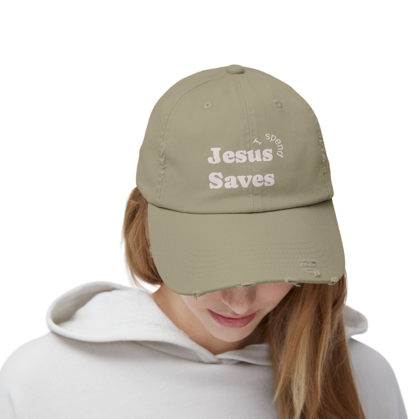 Faith-Inspired Unisex Distressed Cap - Casual Christian Hat for Everyday Wear, Perfect Gift for Believers, Summer Accessory, Easter & [...]
