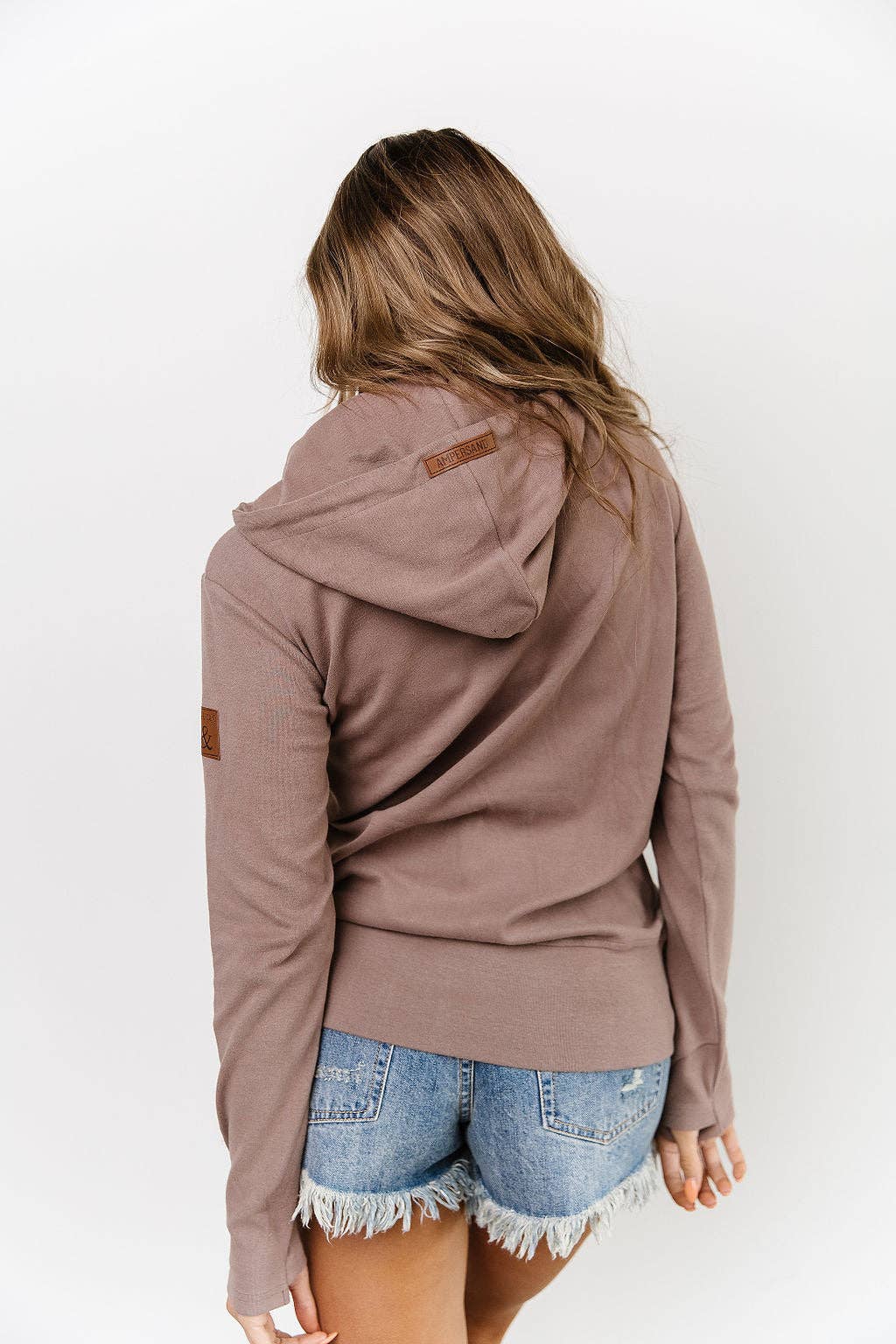 FullZip Sweatshirt - Dusty Mauve: S