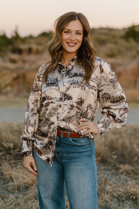 Life On The Ranch Button Up: S
