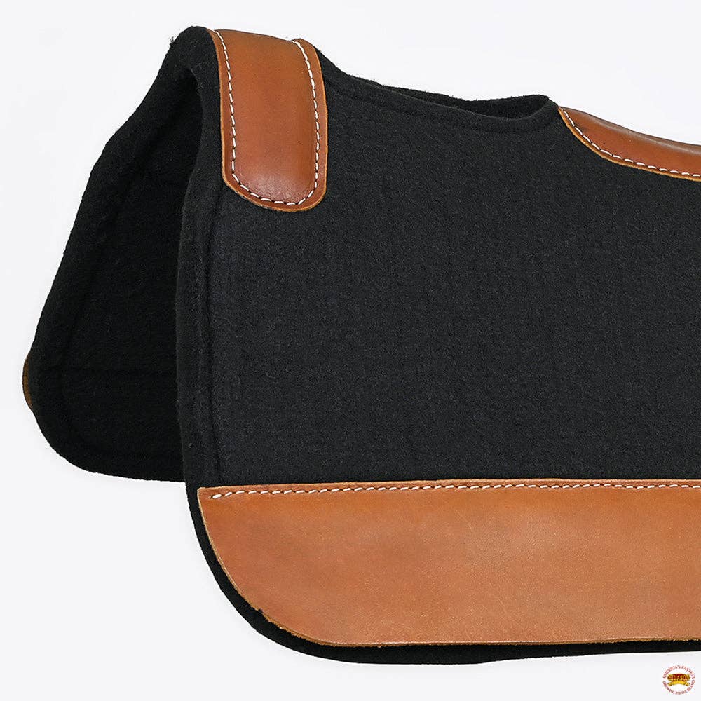 32X32Â  Western Contoured Horse Saddle Pad Wool Felt Square