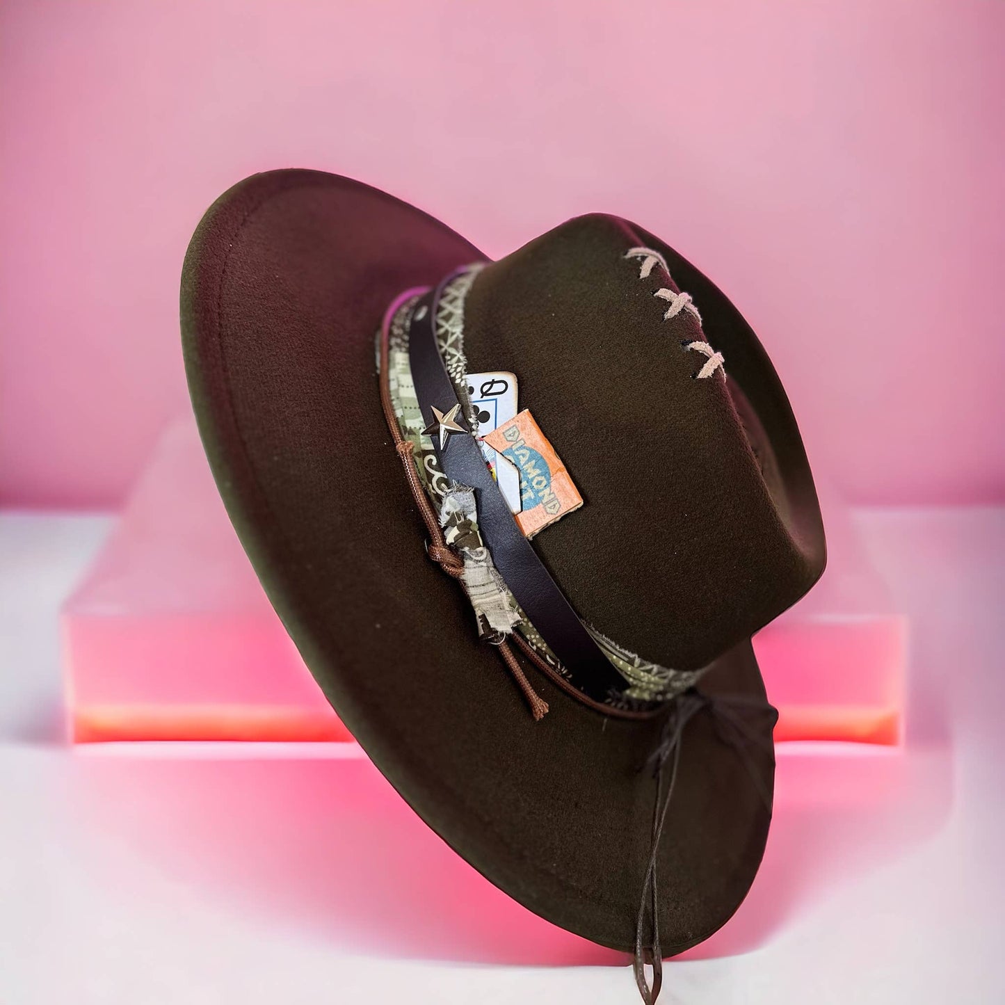 Outlaw Burnt Hat | Western Hat | Cowboy Hat