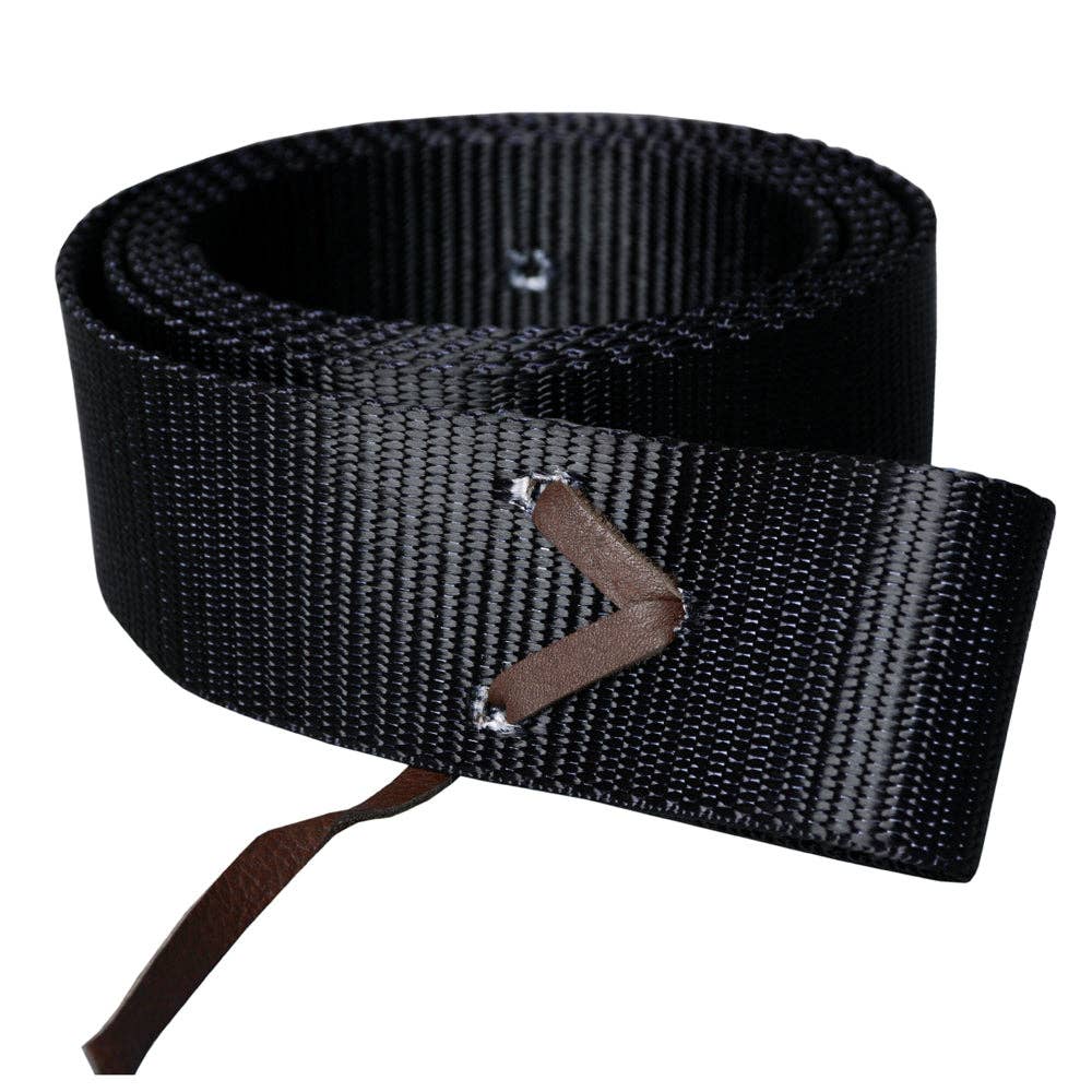 HILASON Fashion Prints 6 Feet Nylon Tie Strap | Horse cinch Western saddle Durable Adjustable: Black
