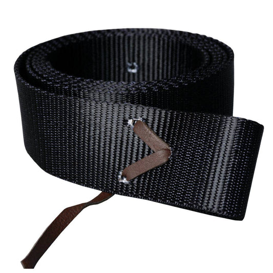 HILASON Fashion Prints 6 Feet Nylon Tie Strap | Horse cinch Western saddle Durable Adjustable: Black