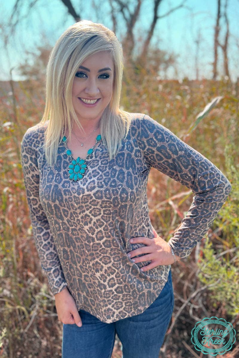 Cheetah Chic Top: S