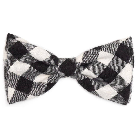 Buffalo Bow Tie: Large / Black/White