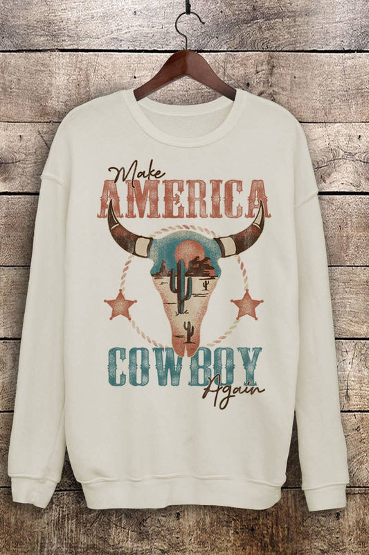 Make America Cowboy Again Crewneck