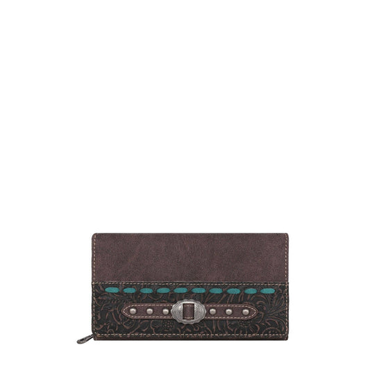 Montana West Tooled Collection Wallet