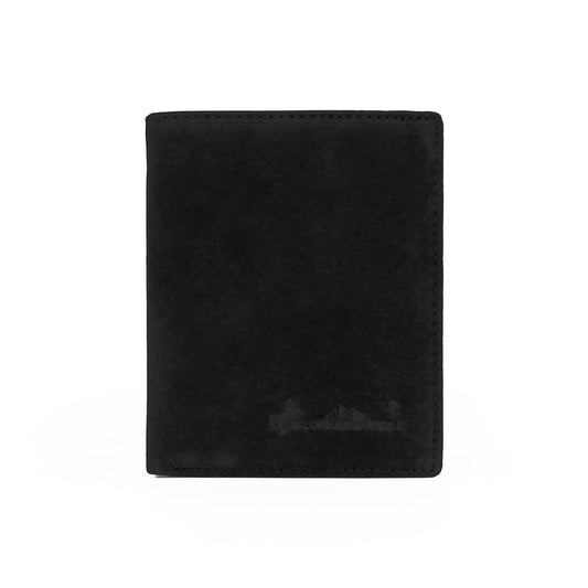 RFID-W001 Genuine Leather Men's Bi-Fold Wallet